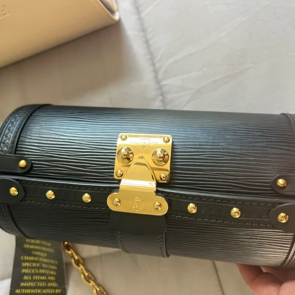 Louis Vuitton Black and Gold Epi Papillon Crossbody - Picture 2 of 10